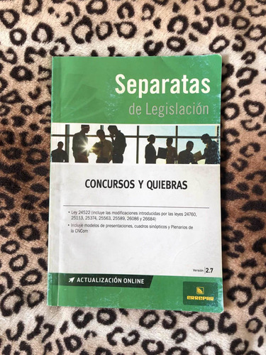 Separatas De Legislacion - Concursos Y Quiebras -version 2.7