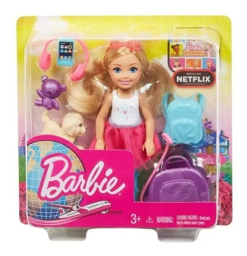 Barbie Set Chelsea Viajera Mod. Fwv20 Mattel