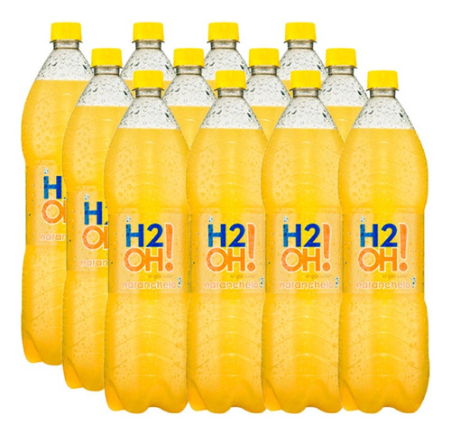 Agua Saborizada H2o! Naranchelo 1.5lt X 12 Unidades