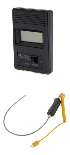 Termómetro Digital Tm902c Con Sensor De Temperatura De Tipo