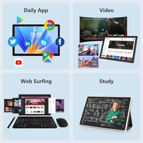 Tableta, Tableta Android 14 Con 12 Gb (4+8) De Ram 64 Gb
