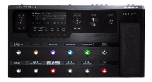 Imagen 1 de 3 de Line 6 Helix Pedalera Multi Efectos Modelador Amps Dsp Dual