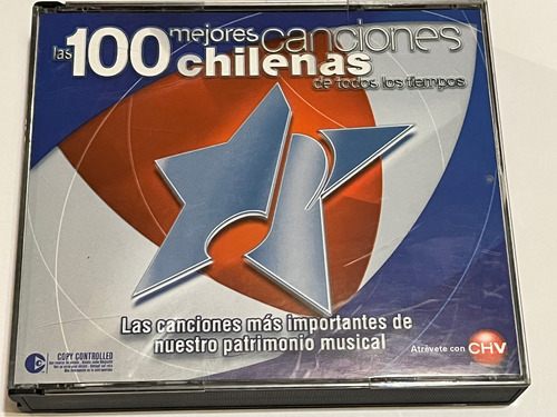 Set 4cd / Las 100 Mejores Canciones Chilenas