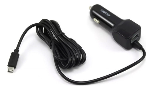 Cargador De Auto (plug-in) Mobo Microusb V8 + Puerto Usb