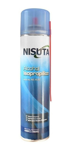 Alcohol Isopropilico De Limpieza 440cc-360g Nisuta
