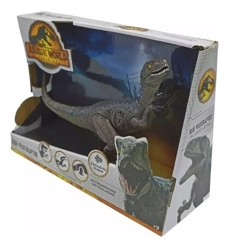 Muñeco Velociraptor Blue Jurassic Park Dinosaurio Con Sonido
