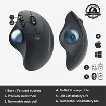 Comprar Mouse Logitech M575 Raton Sin Cables Bluetooth Y Usb Pc Mac