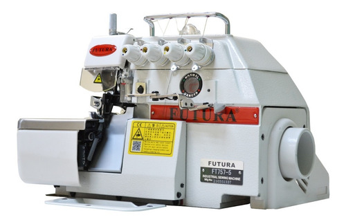 Imagen 3 de 5 de Overlock Industrial Futura Ft757-5 Motor De Clutch,con Mesa
