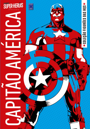 Coleção Figurões das HQs - Capitão América, de a Europa. Editora Europa Ltda., capa mole em português, 2021