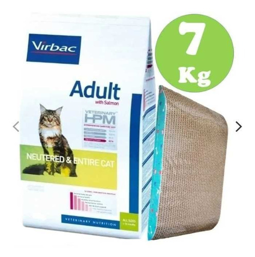 Virbac Hpm Gato Adulto Y Castrado Salmón 7kg + Regalo