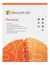 Comprar Microsoft 365 Personal Físico 1 Año - Licencia Individual