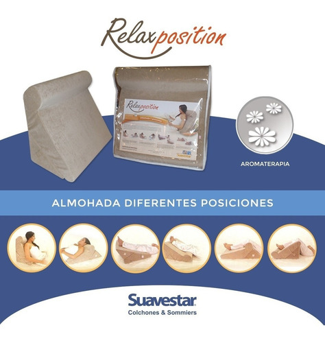Imagen 4 de 7 de Almohada 7 Posiciones Relax Position Envió Gratis!!