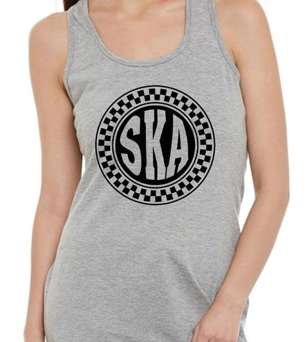 Musculosa Ska Logo Circular Musica Baile Style M2