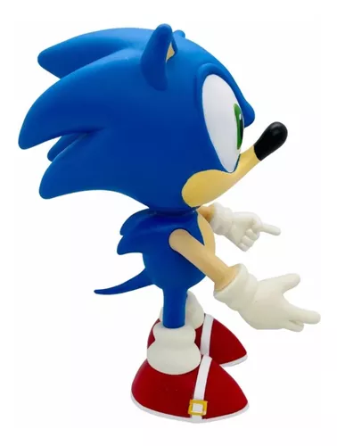 Boneco Sonic Vermelho Grande Collection