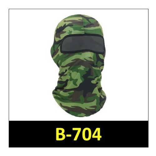 Balaclava Protección Completa Mascara Color Negro Camuflaje