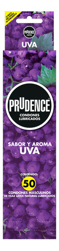 Prudence Con Sabor Aroma Uva, Dispensador Con 50 Condones