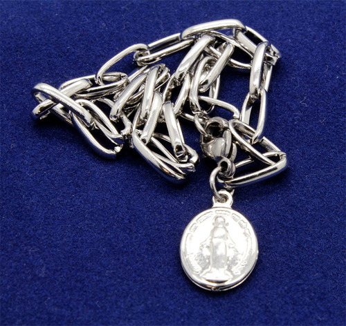 Imagem 5 de 5 de Pulseira Cadeia Consagração Nossa Senhora Das Graças