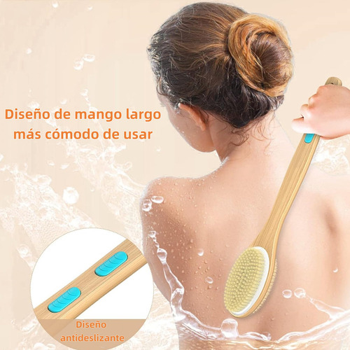 Cepillo Para Ducha 2 En 1,cepillo Corporal Para Masaje