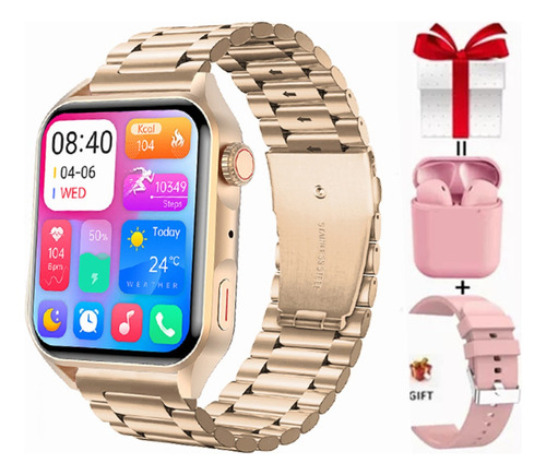 1 Reloj Inteligente Deportivo Bluetooth For Mujer For