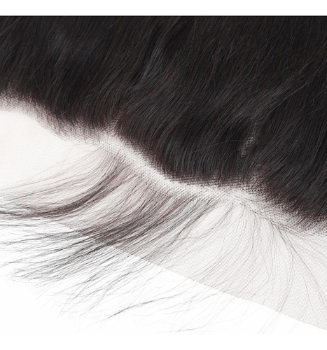 Cabello Brasileño Shining Girl Con Cierre Frontal De Encaje,
