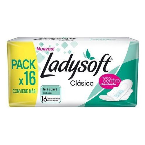 Toallitas Femeninas Ladysoft Clásicas X16