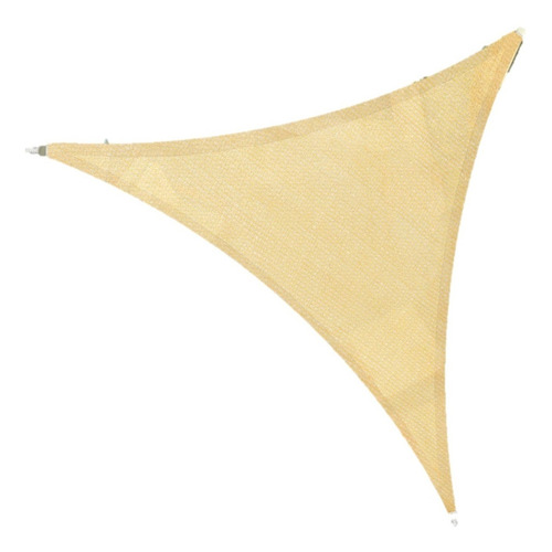 Imagen 3 de 6 de Toldo Vela Malla Sombra Triangular 5mx5mx5m
