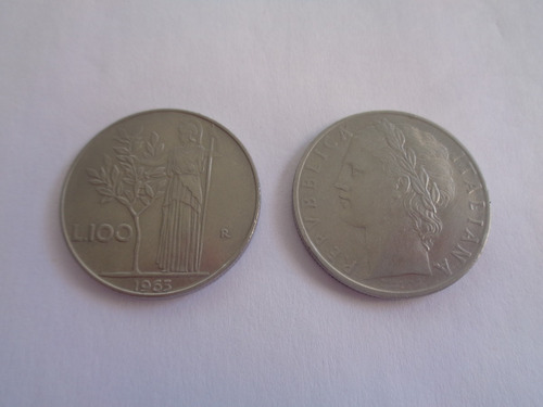 Italia Moneda 100 Lira 1963