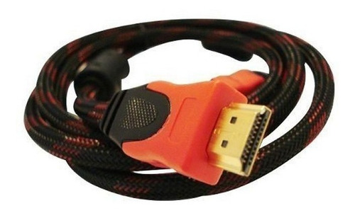 Cable Hdmi 1,5 Mts 1080p Mallado V1.4 Filtros Puntas Doradas