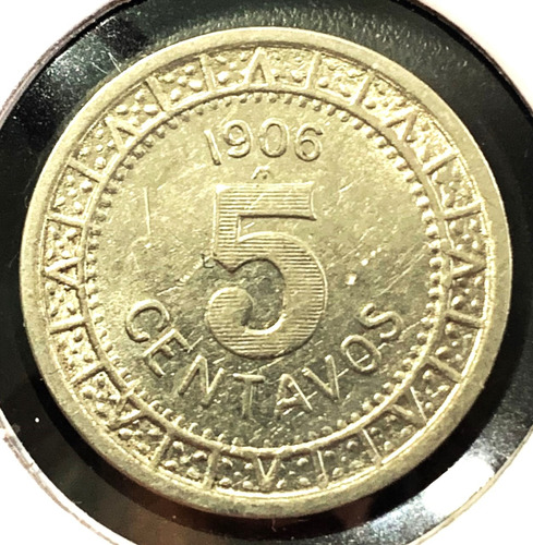 5 Cent. 1906 M   Excelente Condición