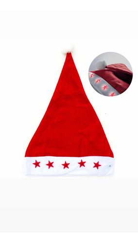 Gorro Navidad Luz Led Sombrero Viejo Pascuero Adulto Niños/a