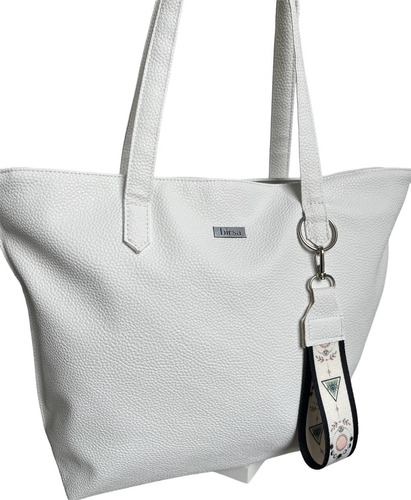 Tote Bag Bolso Cartera Eco Cuero Cierre