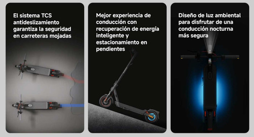 Scooter Eléctrico Xiaomi 5 Max 60km 1000w Doble Amortiguador Negro