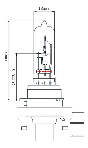 Ampolleta Dgp H15 12v 15/55w