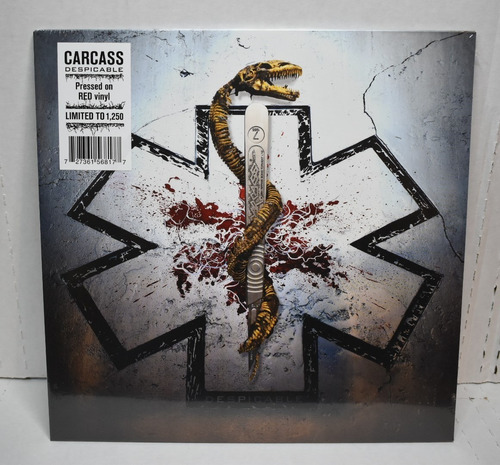 Lp Despicable (red Vinyl 10) - Carcass