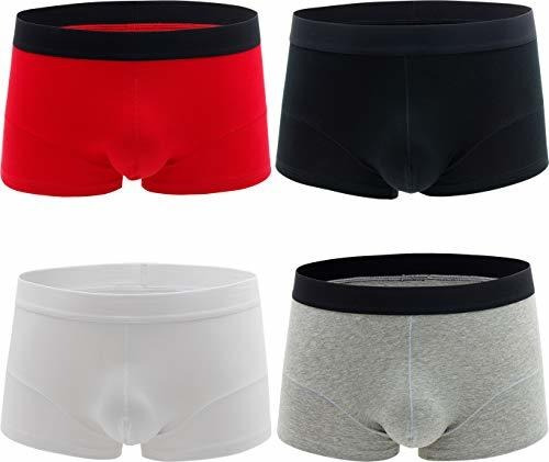 Set De 4 Bóxer Brief Sexy Talla X Large Para Hombre