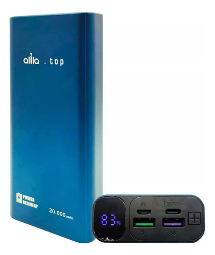 Bateria Externa Power Bank Carga Rapida 20.000mah 66w