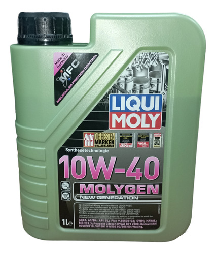 Aceite 10w40 Liqui Moly 
