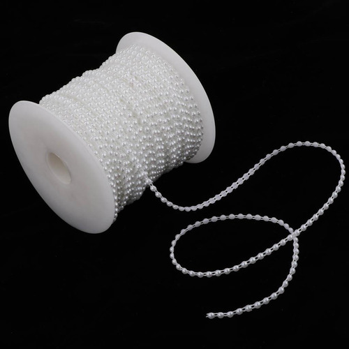 Perlas De Media Cadena De Perlas Blanco