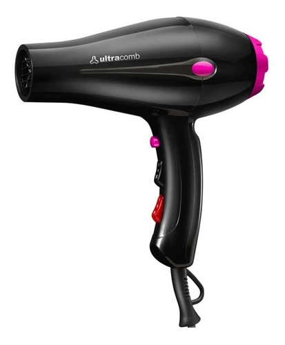Imagen 1 de 3 de Secador de pelo Ultracomb SC-4607 negro 220V