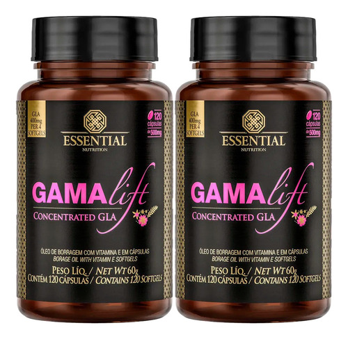 Gama Lift Essential Nutrition - Kit 2x 120 Cps Cada - Oferta