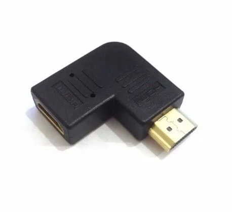 Conector Adaptador Emenda Hdmi M/f Vire A Esquerda 03124