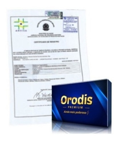 Orodis Premium Sublingual Original 1 Caixa Com 10 + Detox