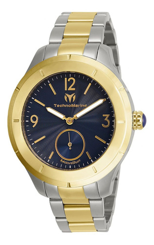 Reloj Technomarine Tm-818000 Acero Dorado Hombres