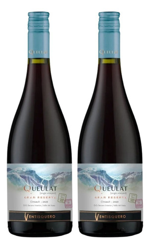 Kit 2 Vinhos Ventisquer Queulat G. R. Cins. Tint Chile 750ml