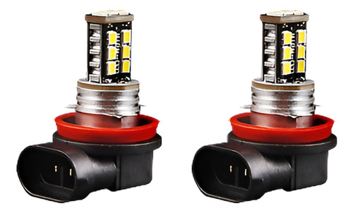 2 X H8 15w 6000k Hid Blanca 15smd 800lm Niebla/conducción Dr