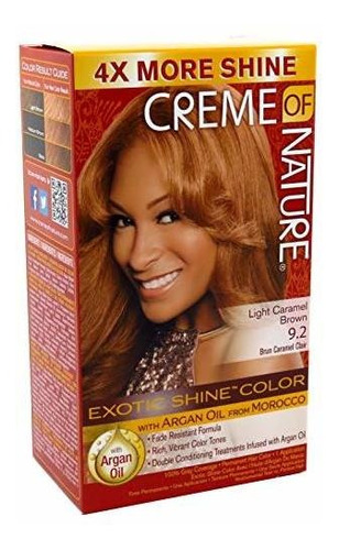 Creme Of Nature Color #9.2 Light Caramel Brown Exotic Shine 