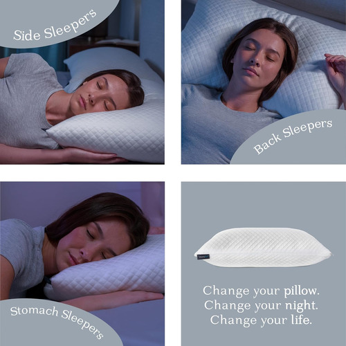 Almohada Dreamyblue Ajustable Con Relleno De Espuma (queen)