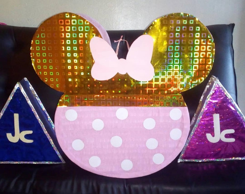 Piñata Minnie Dorado Minipiñata