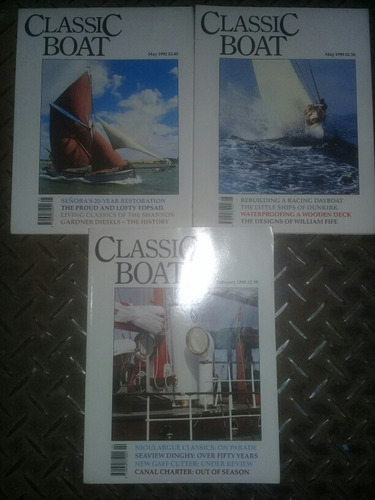 Revistas Classic Boat Lote 3 / Barcos 