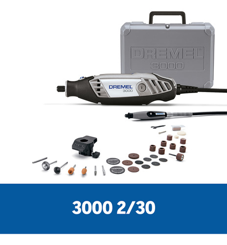 Dremel 3000 30 Acs 130w Bosch +eje Flexible F013.300.0pt-000